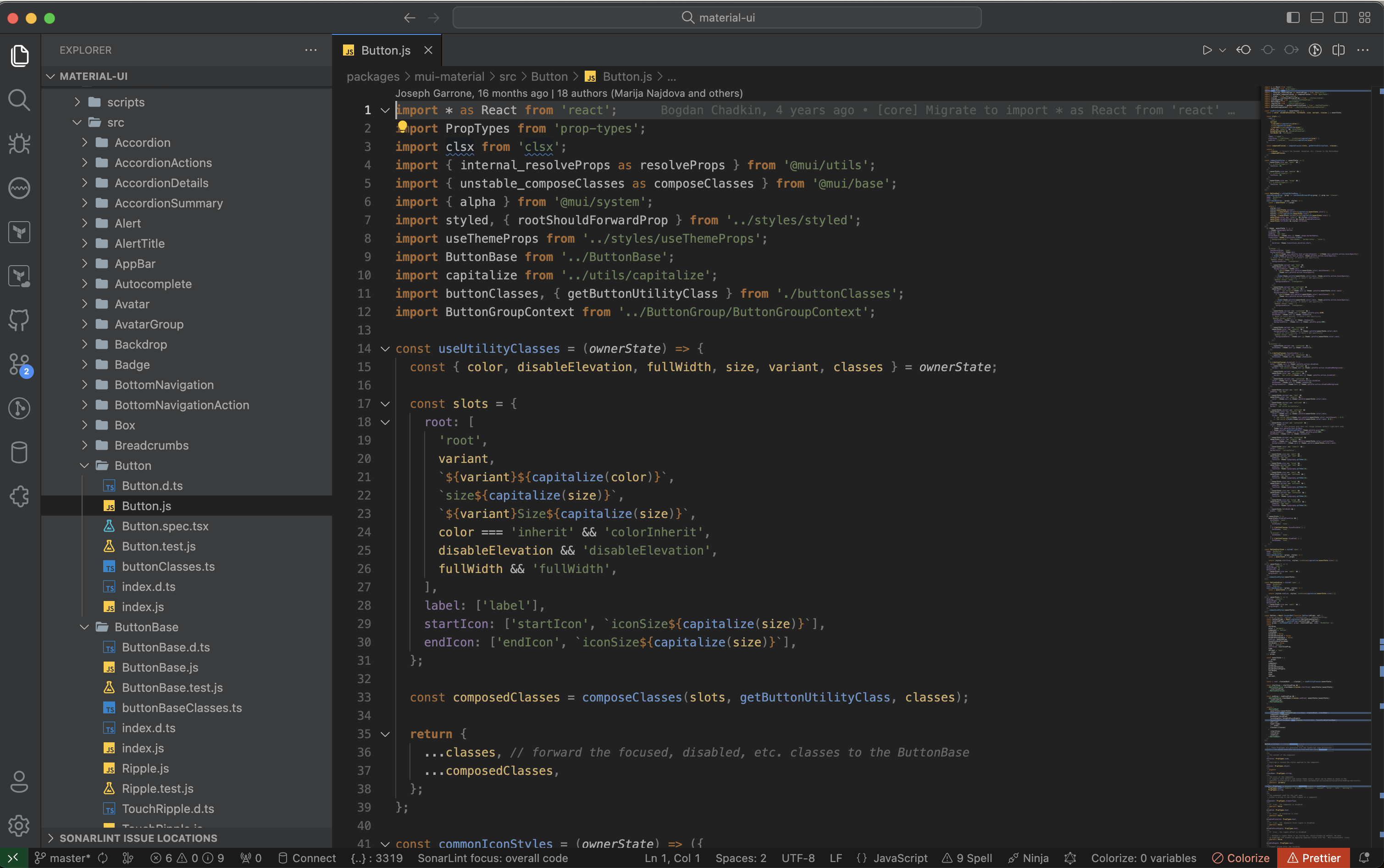 zemd VS Code dark theme